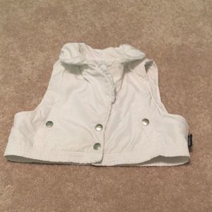 Tuzama ToddlerGirl White Vest 3T
